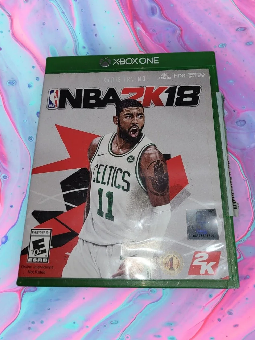 Xbox one NBA 2k18 game (case, disc & booklet)